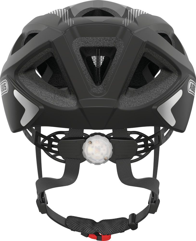 Abus ADURO 2.0 Fahrradhelm/ race black/ Rückansicht