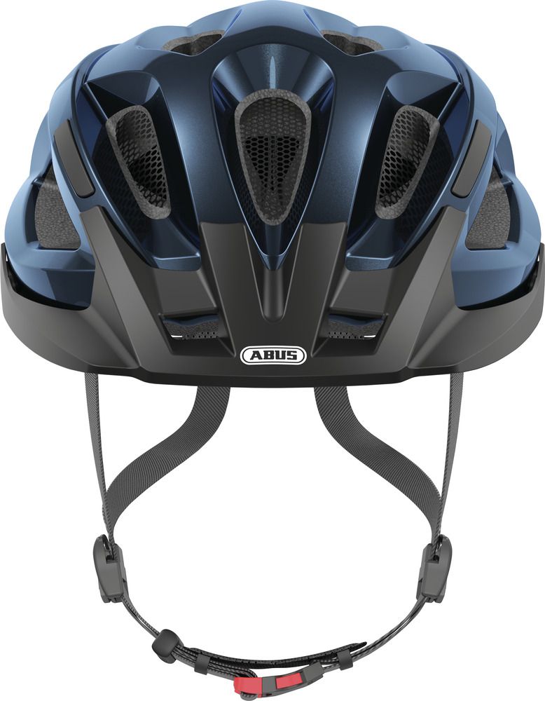 Abus ADURO 2.0 Fahrradhelm/ midnight blue/ Frontansicht