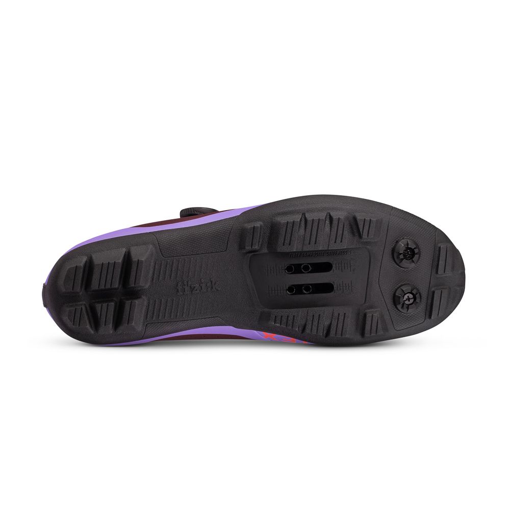 Fizik Terra Artica GTX Mountainbikeschuh, Purple-Black, Sohle 