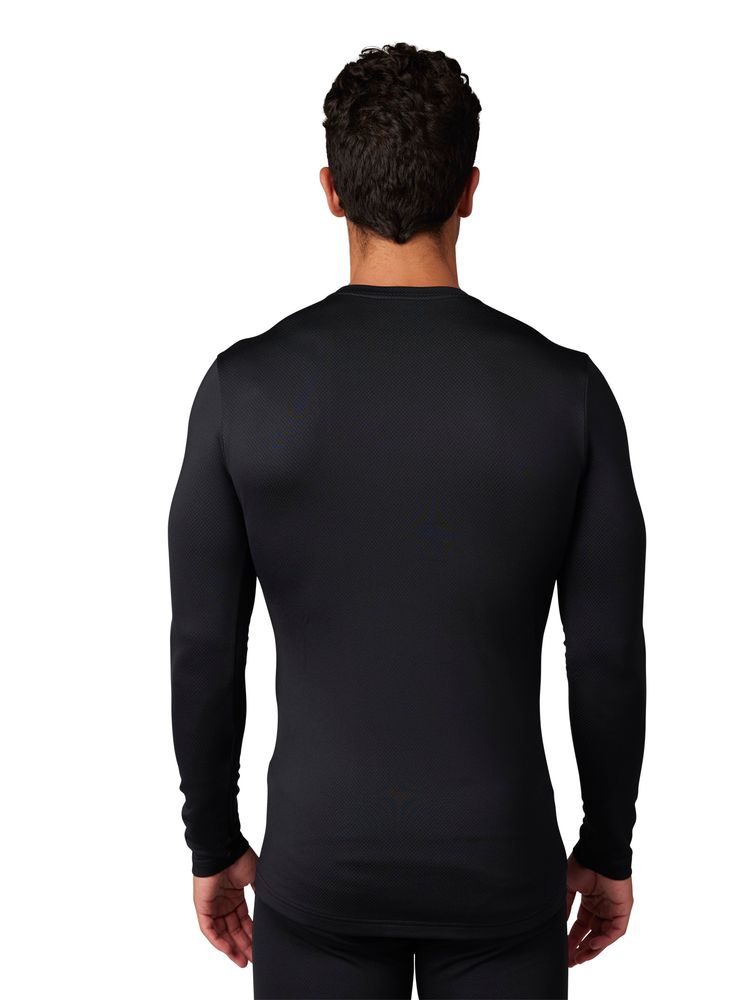 Fox Tecbase Fire LS Langarmshirt- black, Rückansicht