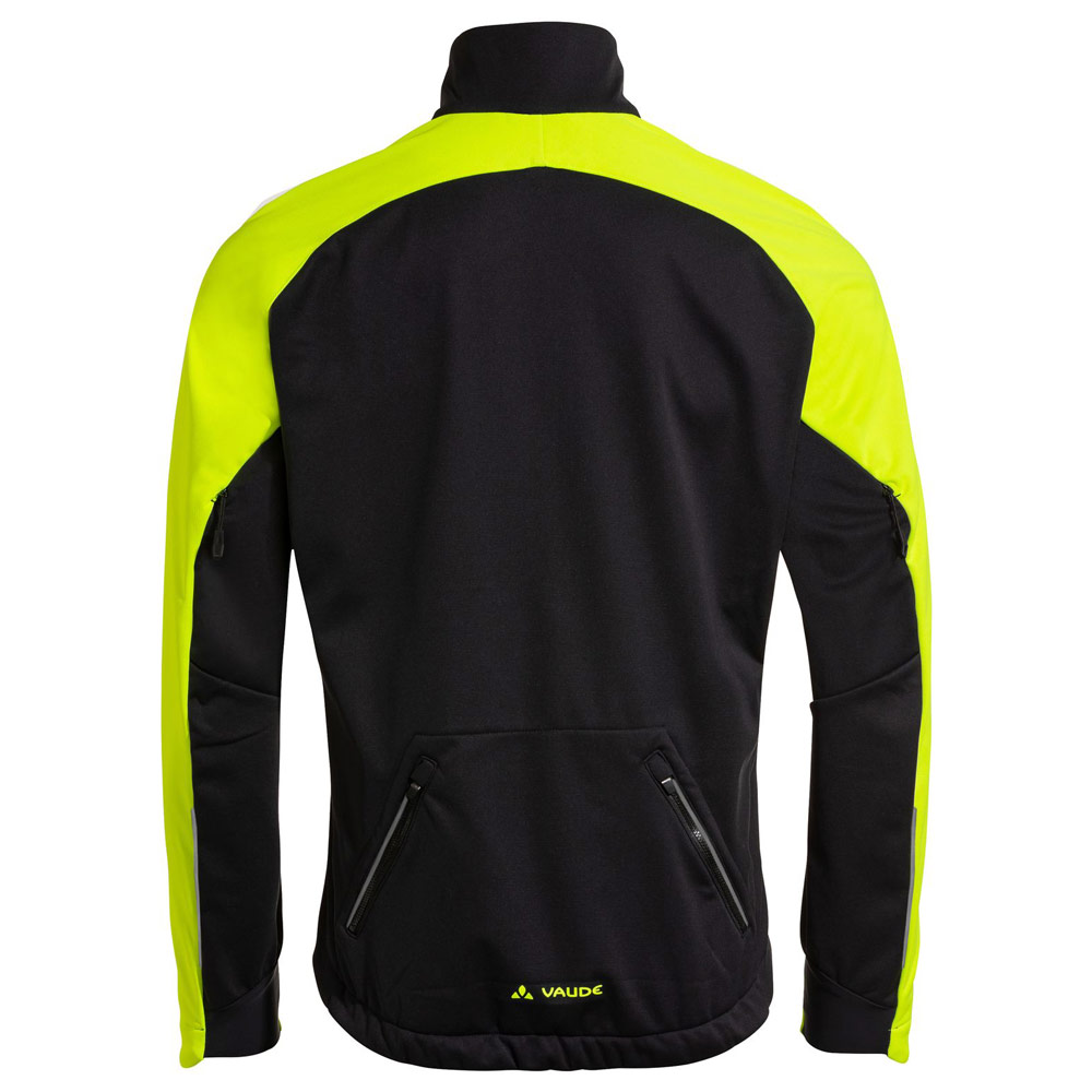 Vaude Men's Posta Softshell Jacket VI in neon yellow Rückseite