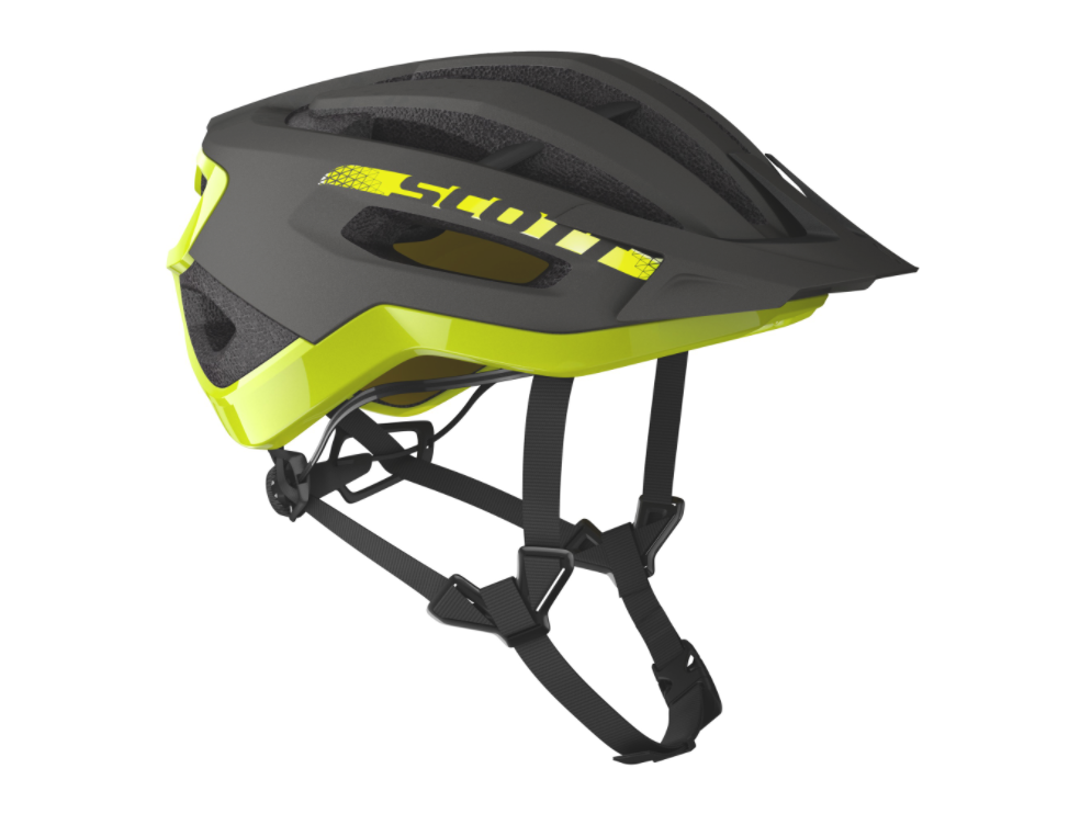 dark grey/radium yellow - SCOTT FUGA PLUS REV HELM (CE), Seitenansicht