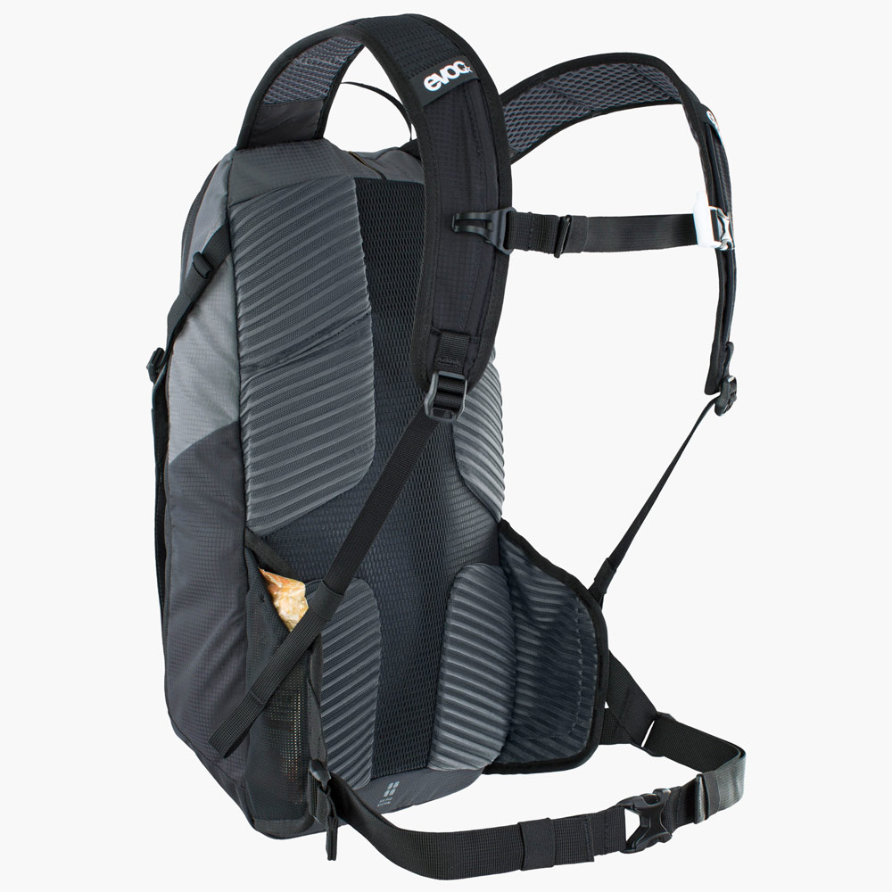 Evoc Ride 12L - multifunktionaler Rucksack in carbon grau schwarz