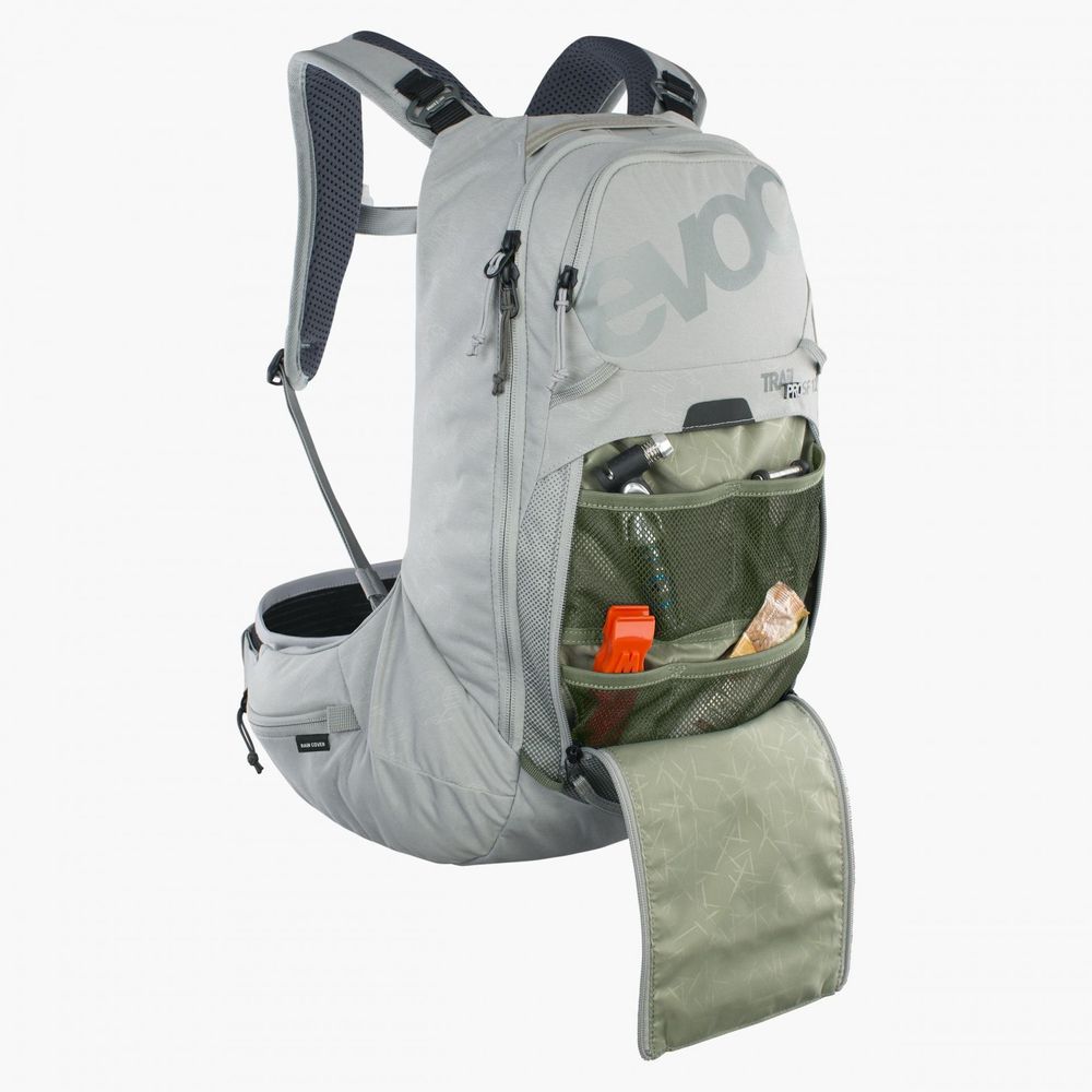 evoc Trail Pro SF 12L Protektorrucksack -  Stone