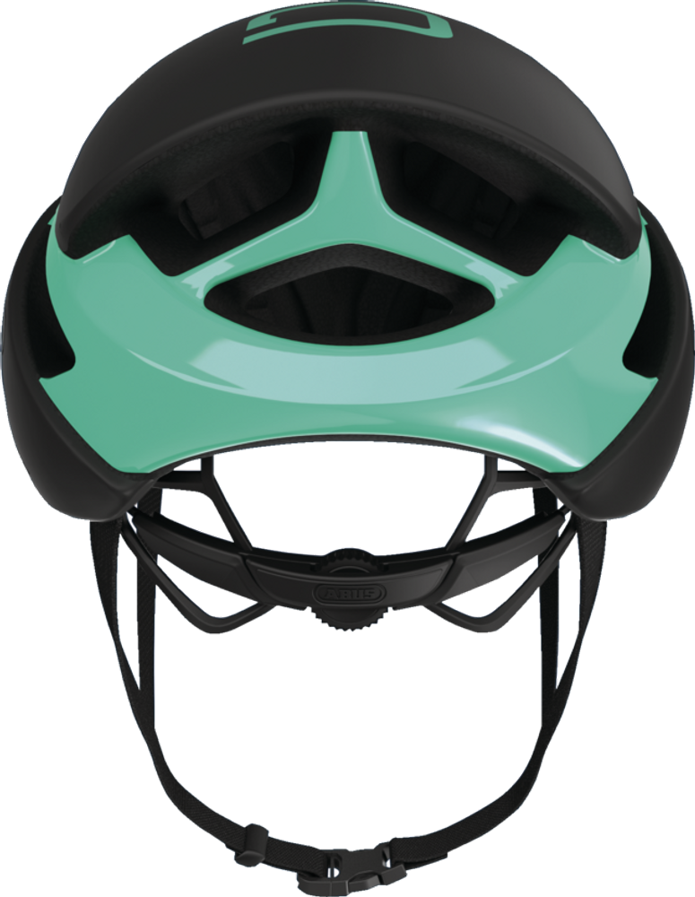 Abus GAMECHANGER Fahrradhelm, celeste green, Rückansicht