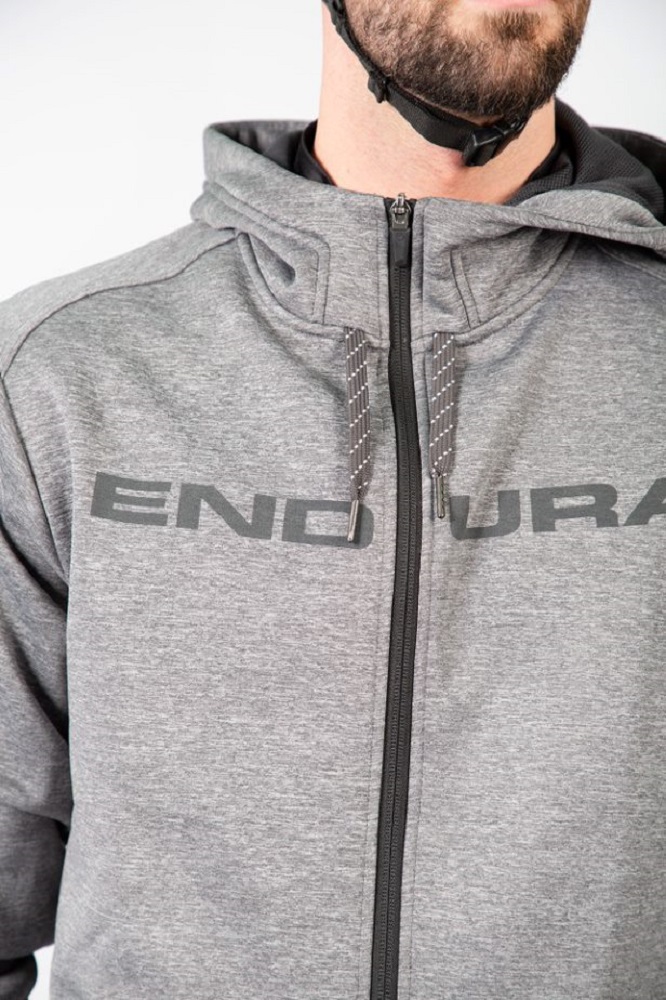 Endura, Hummvee Hoodie - Grau, Vorderansicht