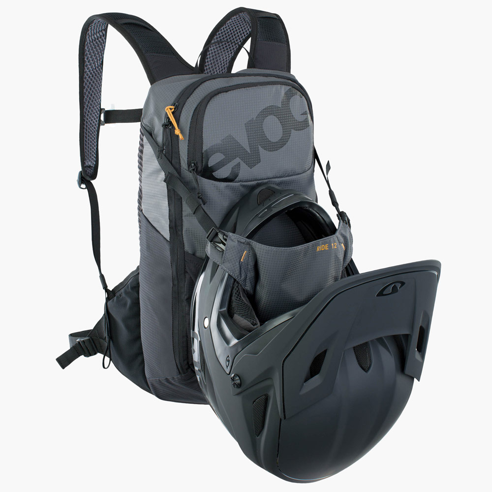 Evoc Ride 12L - multifunktionaler Rucksack in carbon grau schwarz