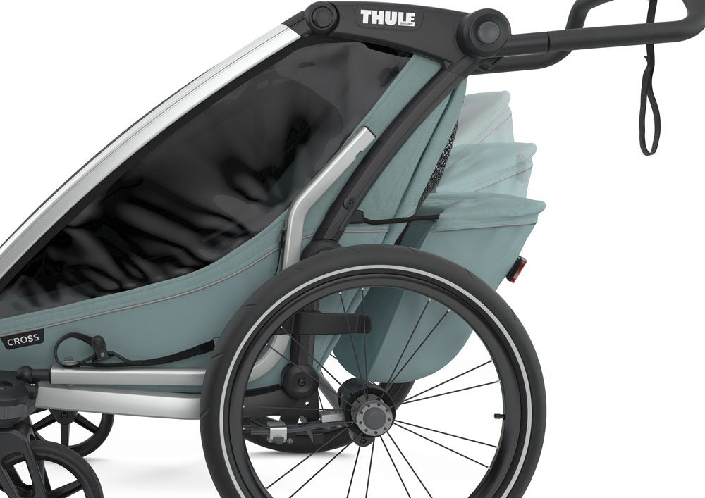 Thule Chariot Cross 1 Kinderanhänger Alaska + Gratis Ski Kit, Detail