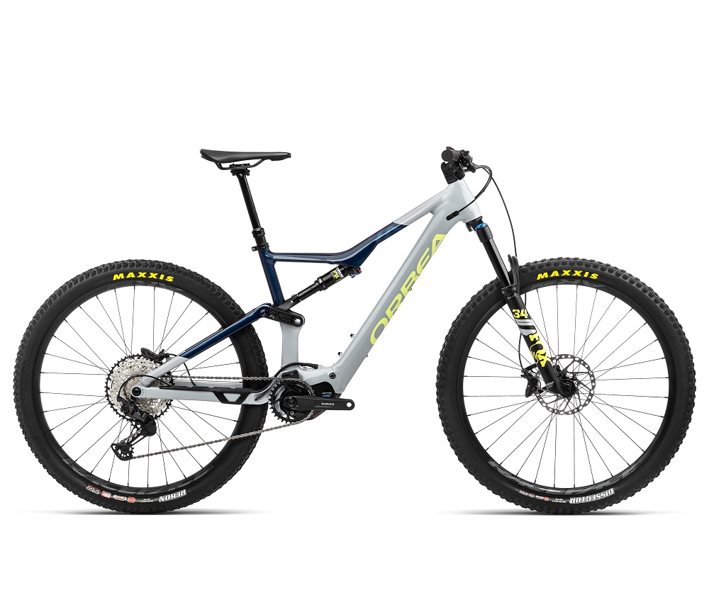 Orbea, RISE H20 MTB E-Bike 2023 - Iceberg Grey-Moondust Blue (Gloss)