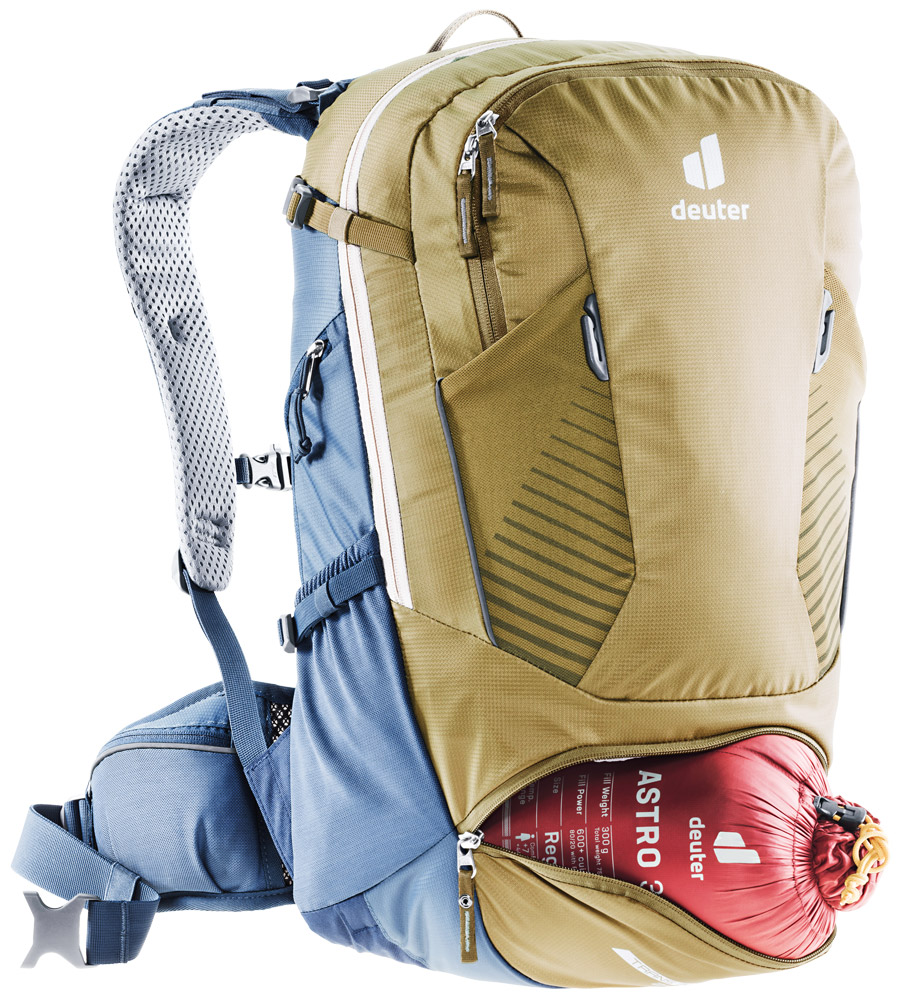 Deuter Trans Alpine 24 Rucksack in clay marine offen unten