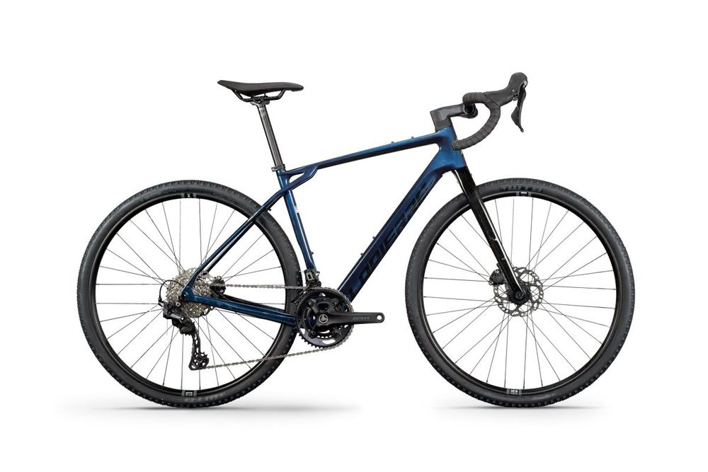 Lapierre Crosshill CF 5.0 2025, crepuscule blue - glossy, Seitenansicht