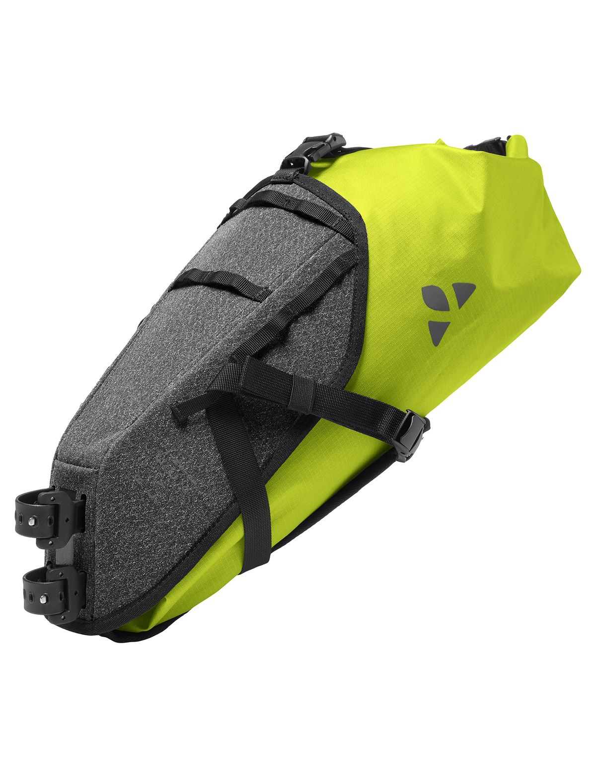 VAUDE Trailsaddle II wasserdichte Satteltasche fürs Bikepacking in bright green/black 