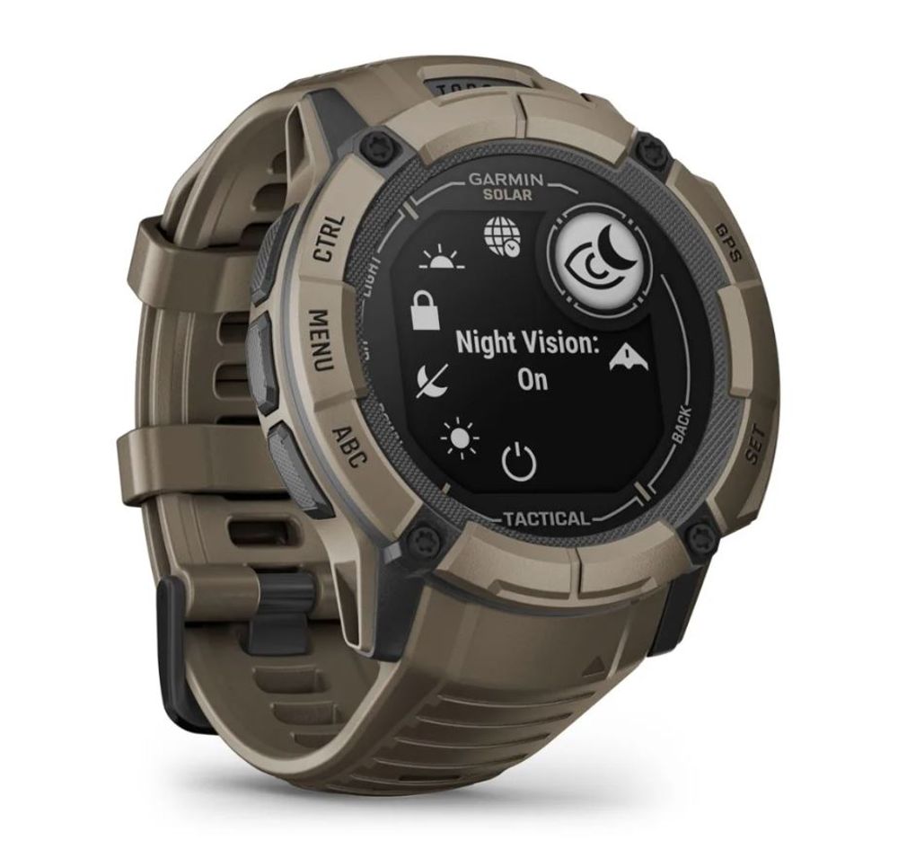 Garmin Instinct® 2X Solar – Tactical Edition | Robuste Multisport-Smartwatch - Olivgrün