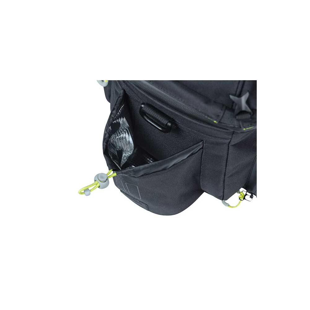 Basil Gepäckträgertasche "Miles XL Pro MIK", black lime