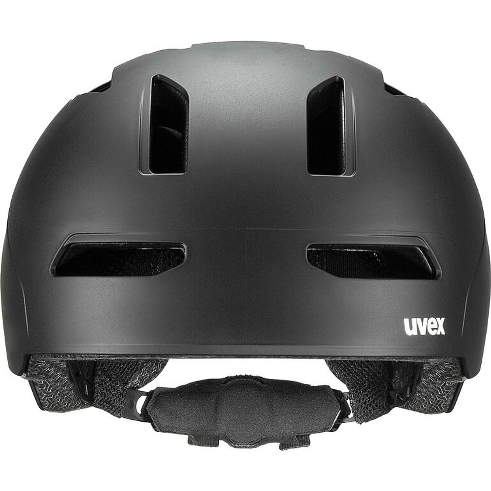 uvex urban planet Helm, black matt, Frontansicht