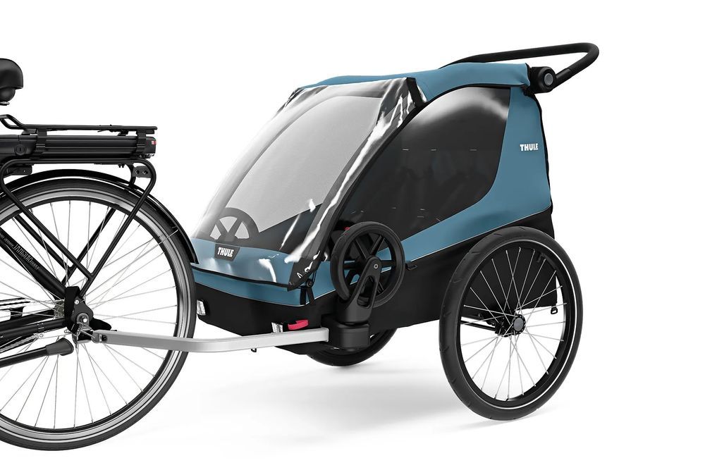 Thule Courier Multifunktions 3in1 Kinderanhänger inkl. Dog Trailer Kit , Seitenansicht