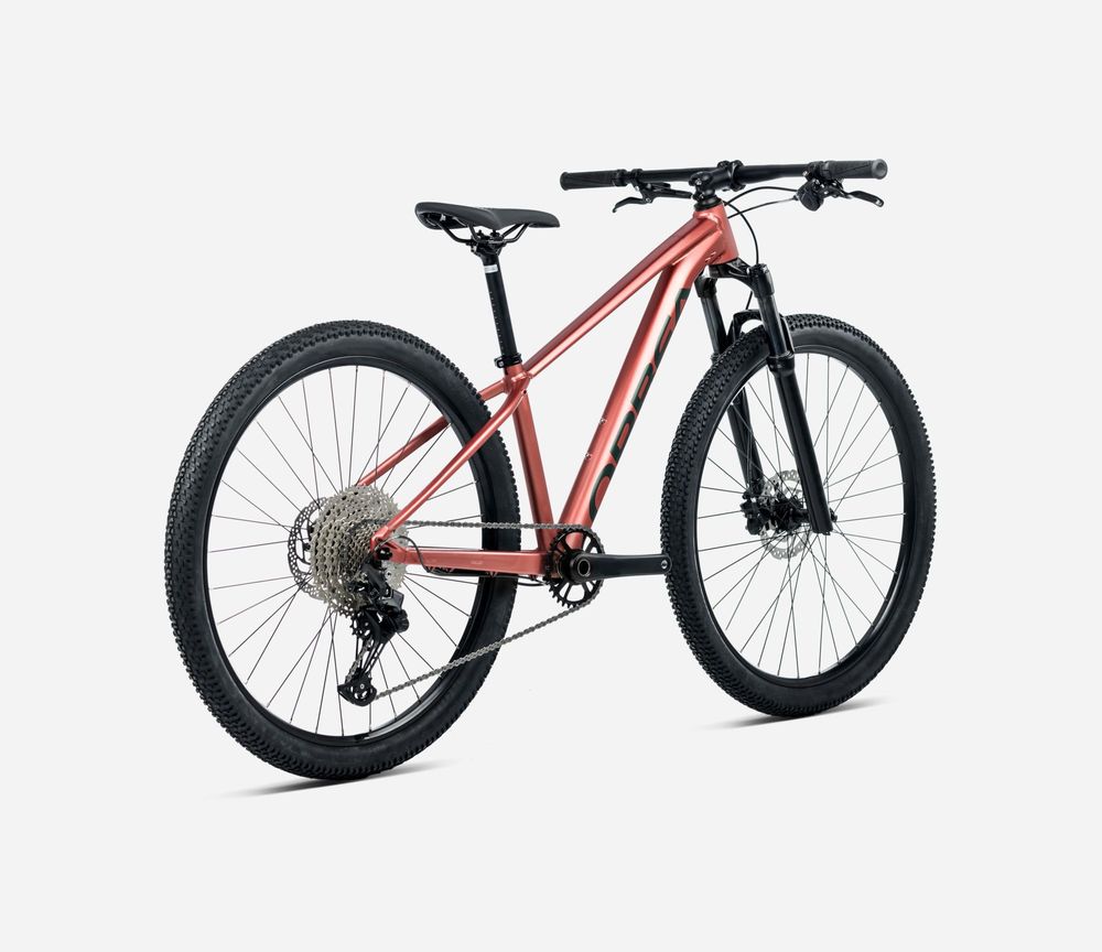 Orbea Onna 27 XS Junior 20 2024, Terracotta Red (matt) - Green (gloss), Seitenansicht hinten