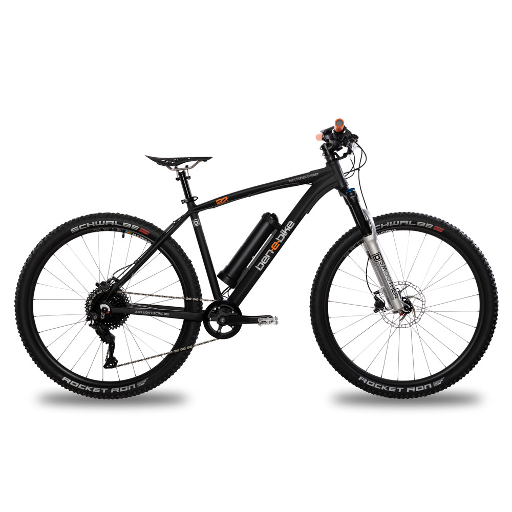 ben-e-bike, TWENTYSEVEN5 E-Power Pro 2024 E-Bike für Kinder & Erwachsene - Black Edition