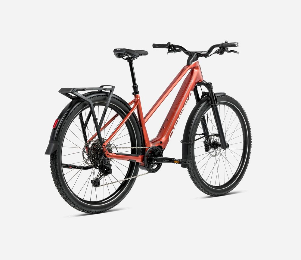 Orbea Kemen ADV 20 Mid 2025, Mars REd - Ivory White (Gloss), Rückansicht