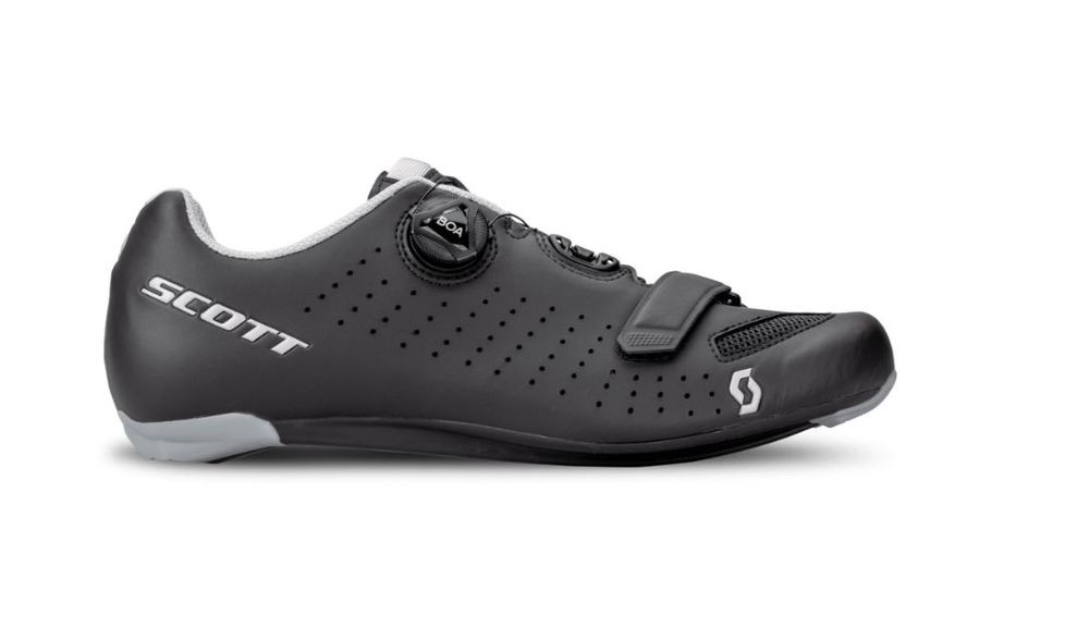 Scott Road Comp Boa Schuh, black/silver, Seitenansicht