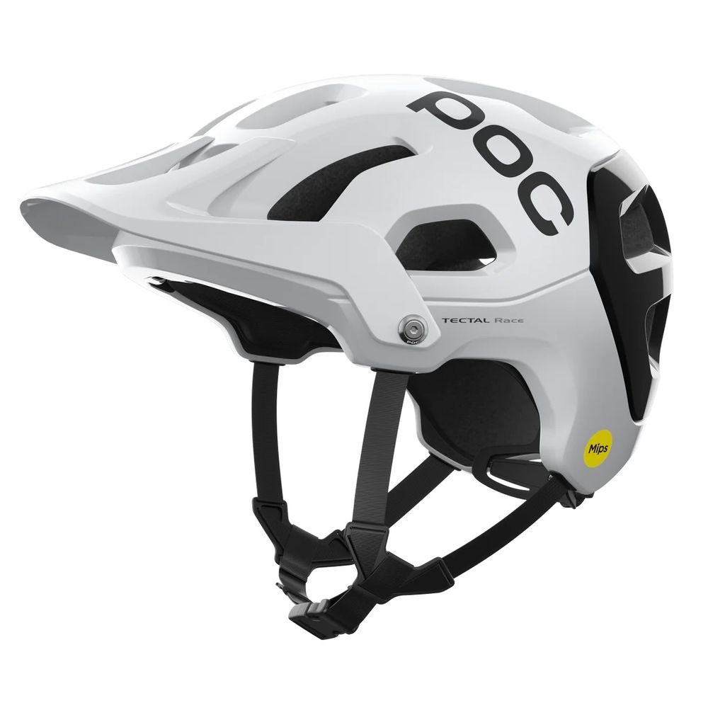 POC Tectal Race MIPS - Hydrogen White/Uranium Black, Seite links