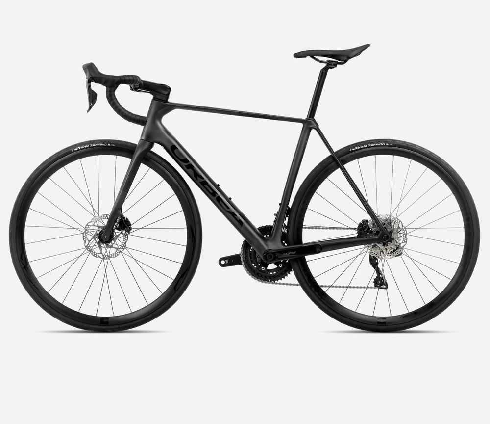 Orbea Orca M30i 2025, Vulcano-Black(Matt) Black (Gloss), Seitenansicht links