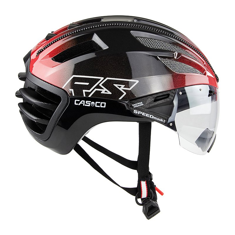 Casco SPEEDairo 2 RS inkl. Vautron-Visier/ Schwarz-Rot-Verlauf