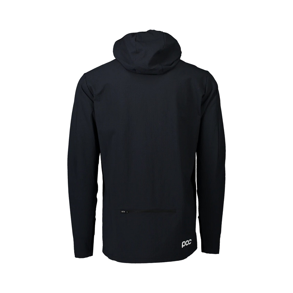 POC, M's Mantle Thermal Hoodie - Uranium Black, Hinterseite