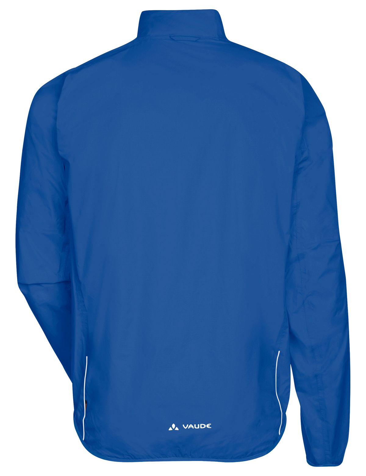 VAUDE Men's Drop Jacket III Herren-Radregenjacke in signal blue hinten