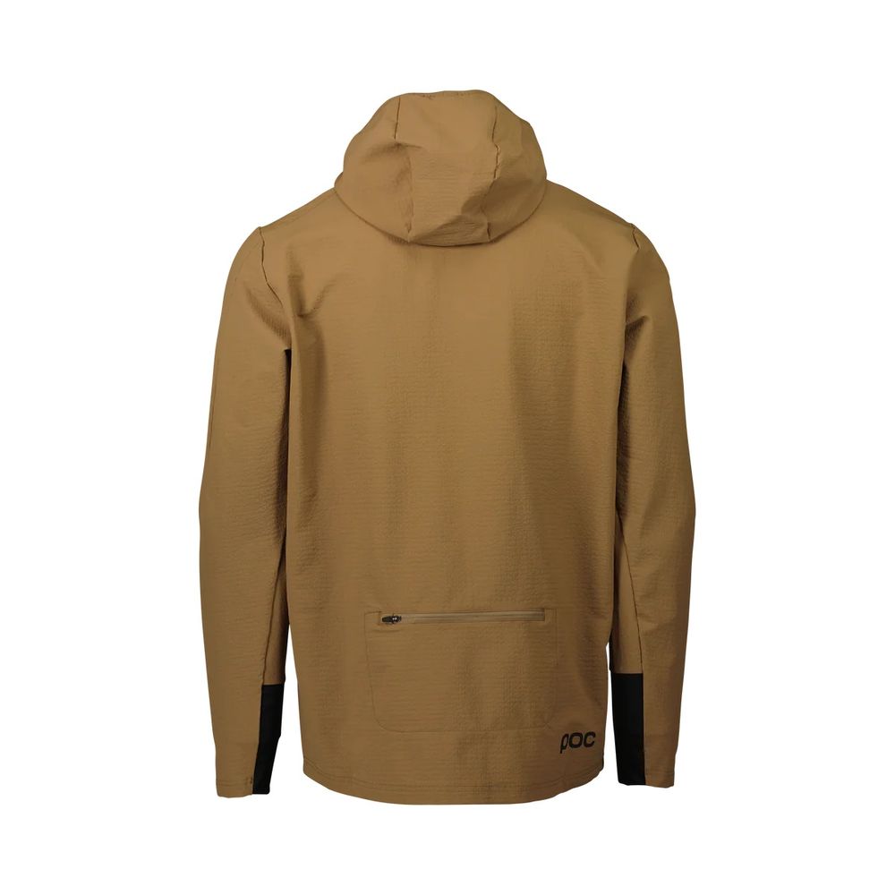 POC, M's Mantle Thermal Hoodie - Jasper Brown, Hinterseite