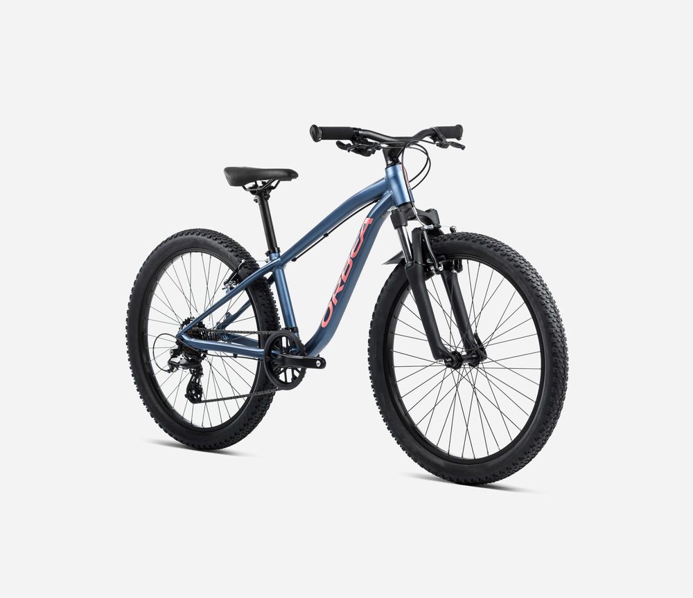 Orbea MX 24 XC 2024, Moondust Blue - Red (Matt), Seitenansicht vorne