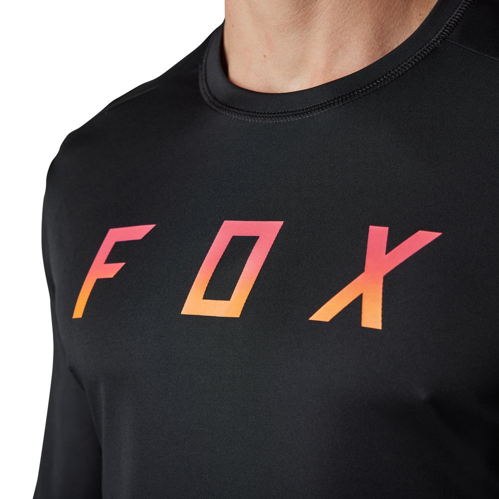 FOX Ranger LS Jersey Dose Langarmshirt, black, Detail