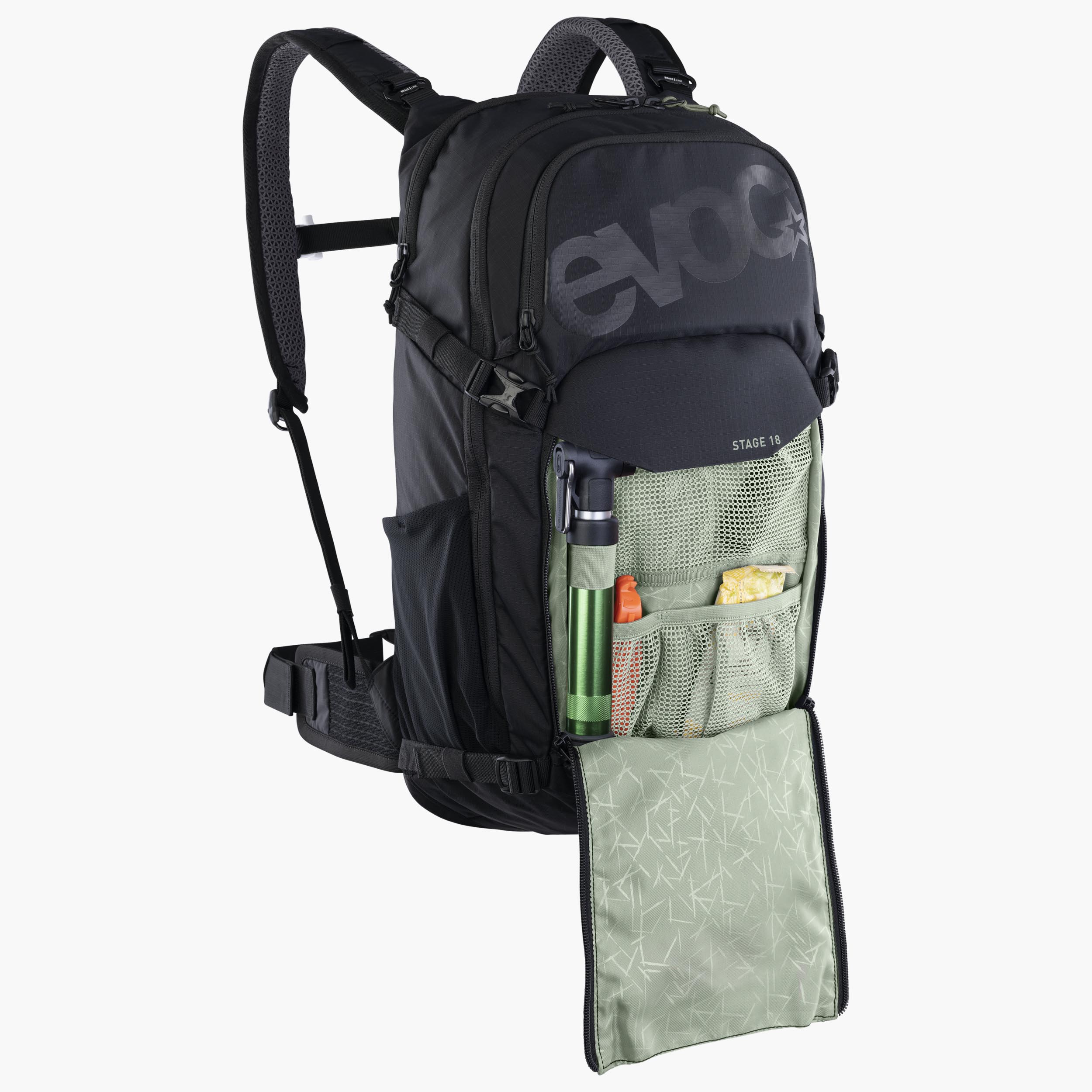 Evoc Stage 18 Fahrradrucksack 2024/ black