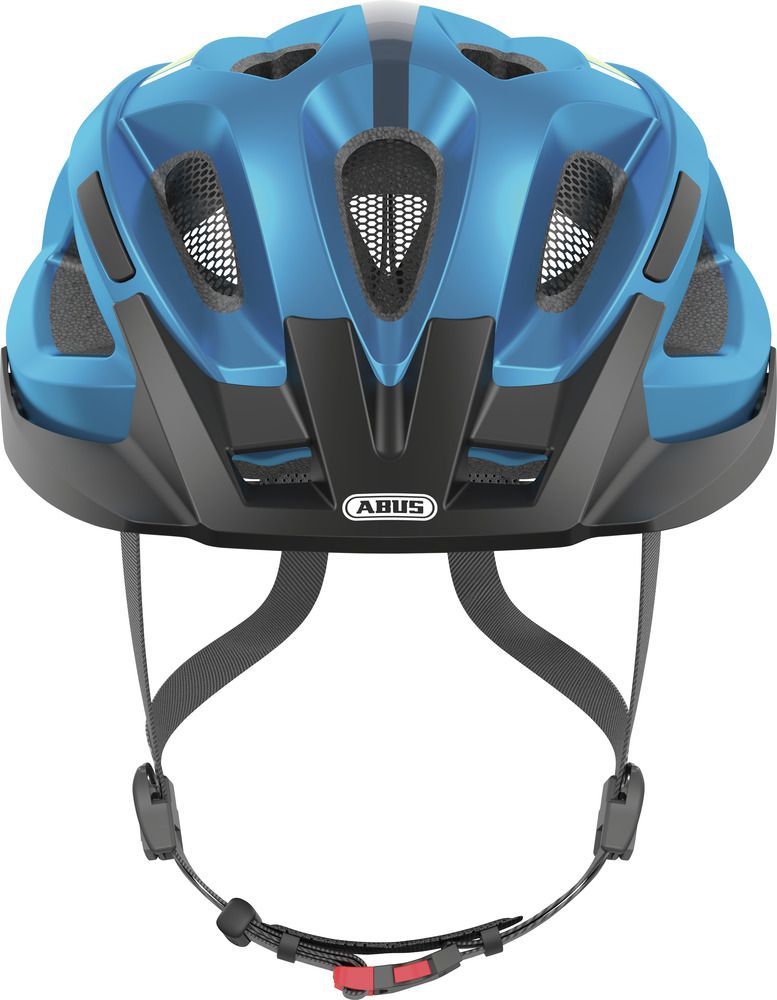 Abus ADURO 2.0 Fahrradhelm/ steel blue/ Frontansicht