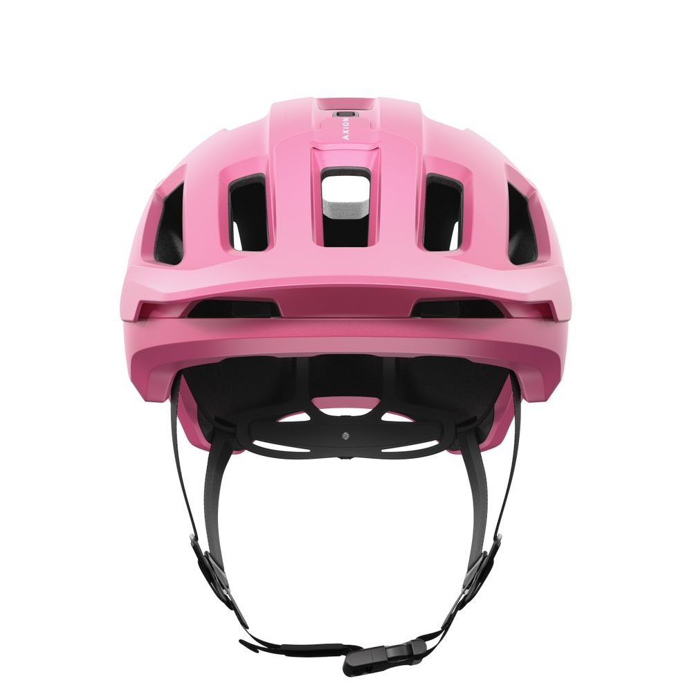 POC Axion Fahrradhelm / actinium pink matt / Frontansicht