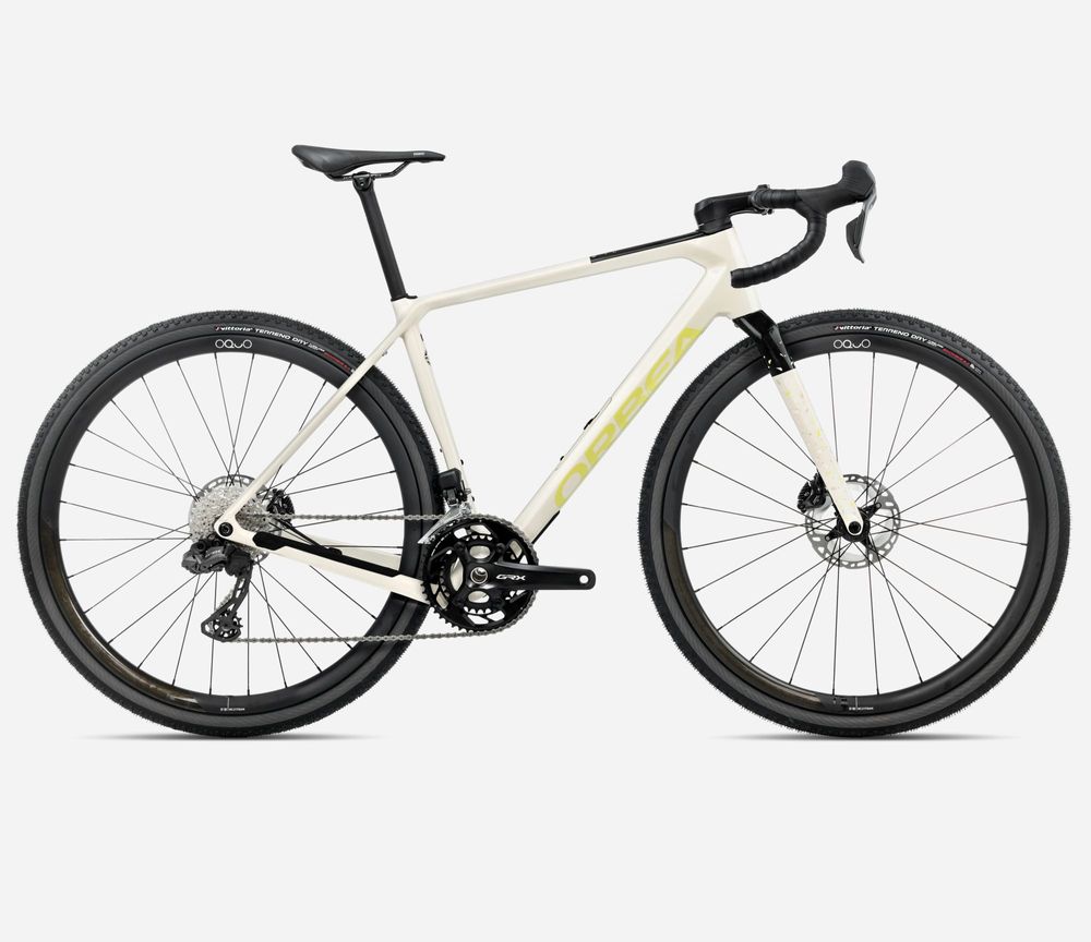 Orbea Terra M20i Team 2025 - Ivory White - Spicy Lime (Gloss)