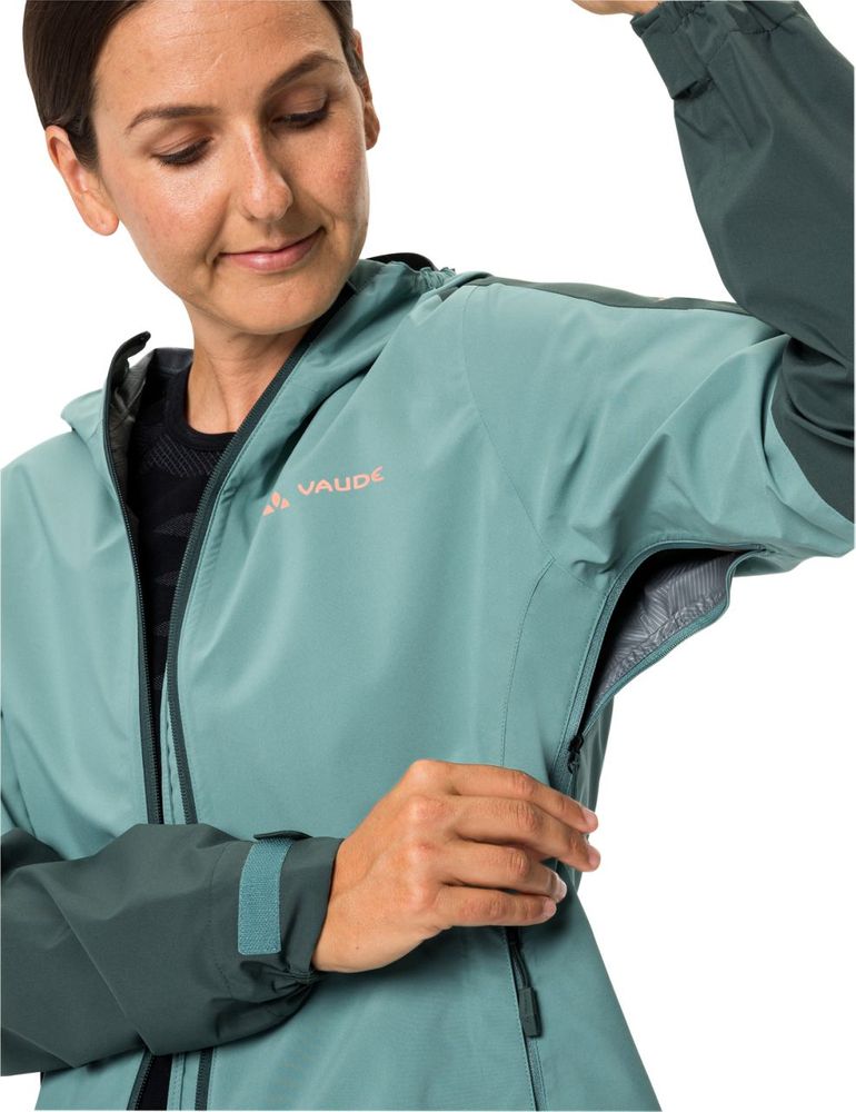 VAUDE Women's Moab Rain Jacket II - dusty moss