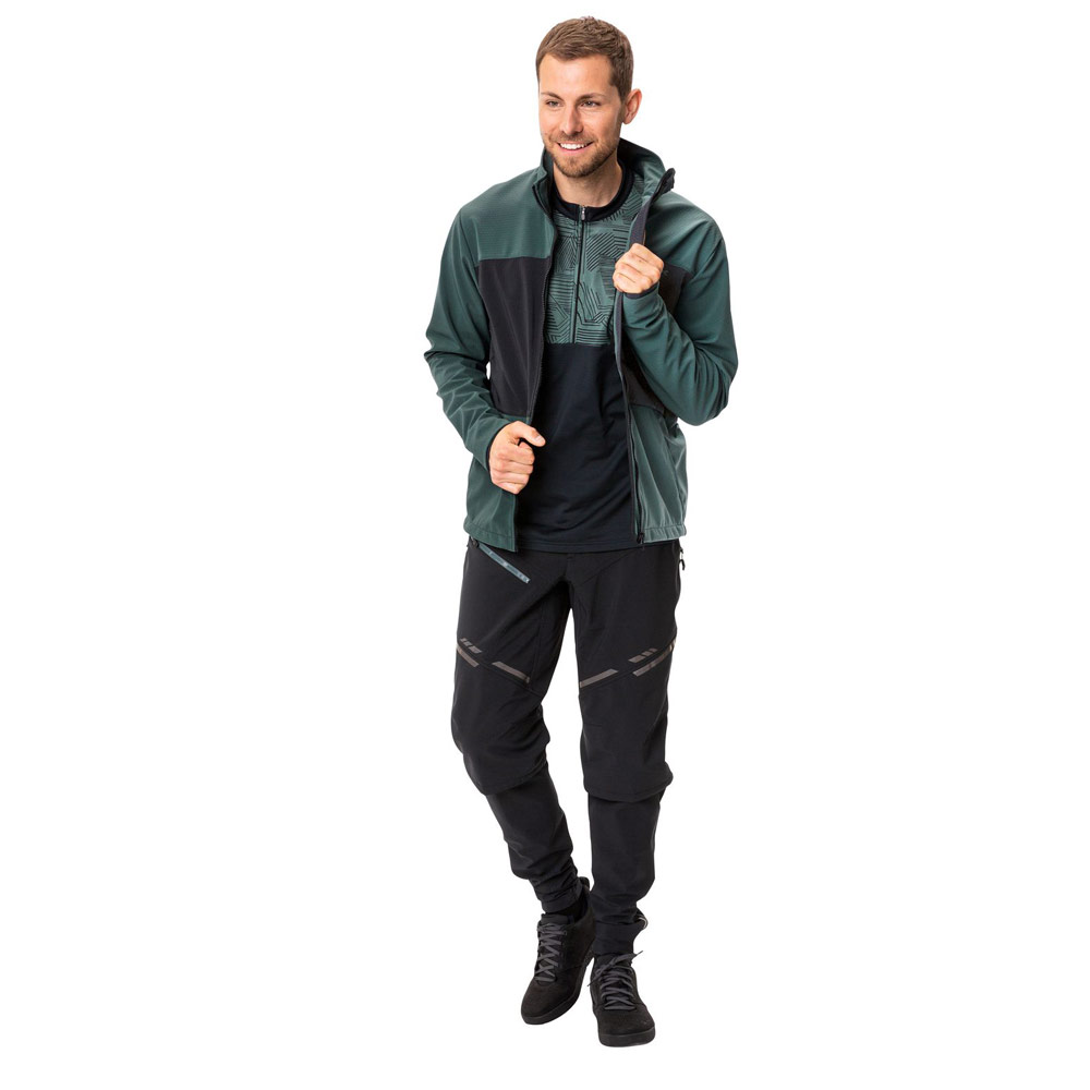 Vaude Men's Qimsa Softshell Jacket II Softshelljacke für Radsport in dusty forest Szene