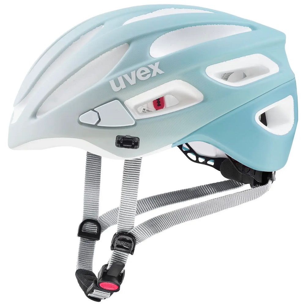 uvex true cc Fahrradhelm, papyrus - peacock mat, Seitenansicht