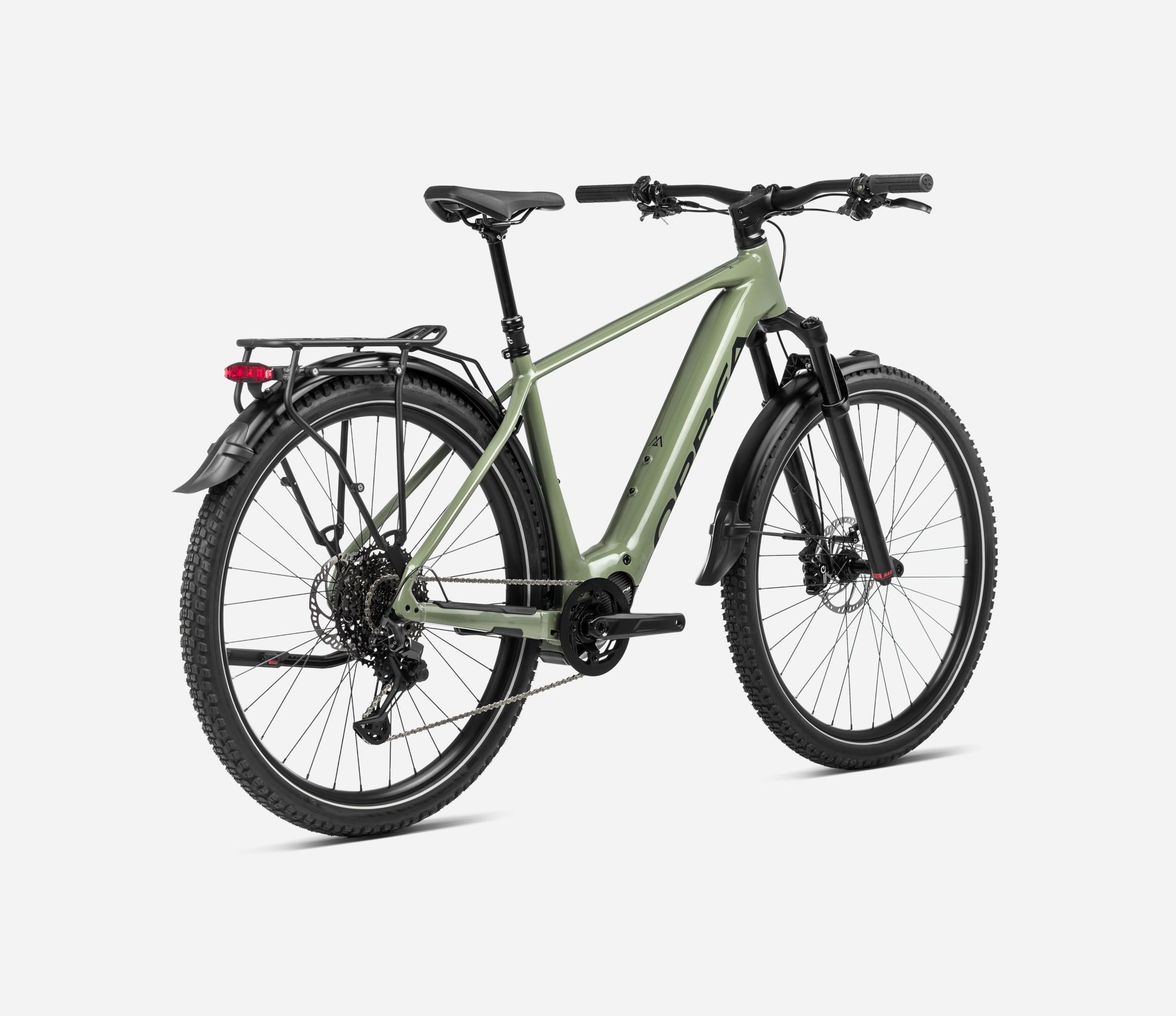 Orbea Kemen SUV 30 2024, Urban Green (Gloss) - Black (Matt), Rückansicht
