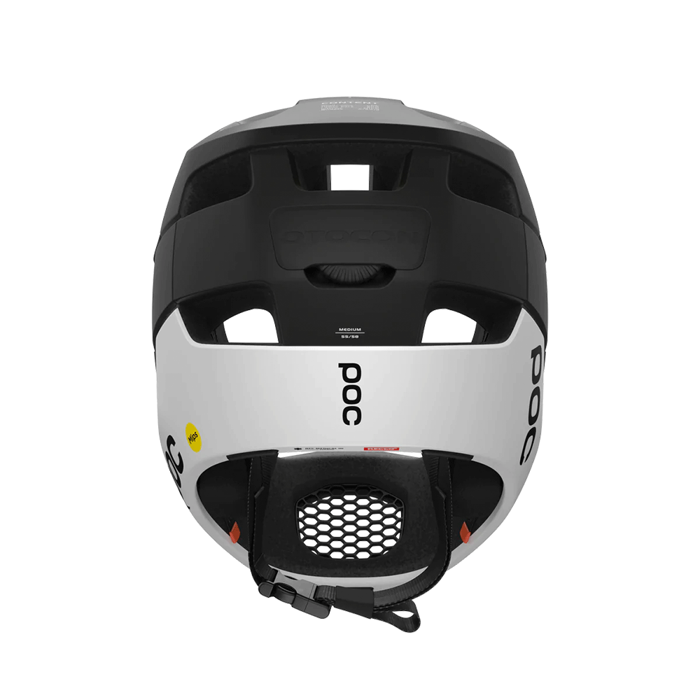 POC Otocon Race MIPS/ Rückansicht/ Uranium Black/Hydrogen White Matt