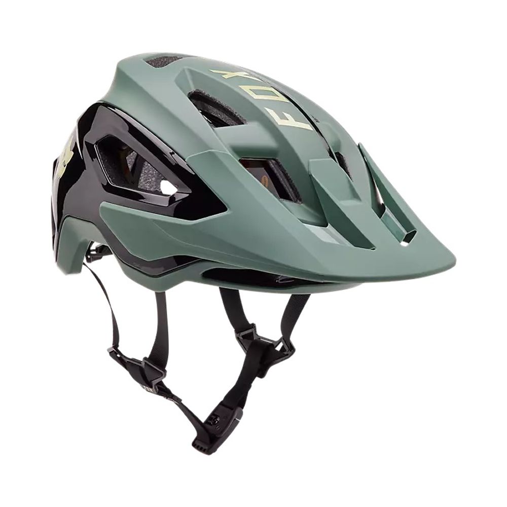 FOX Helm Speedframe Pro - Jägergrün - Seitenansicht