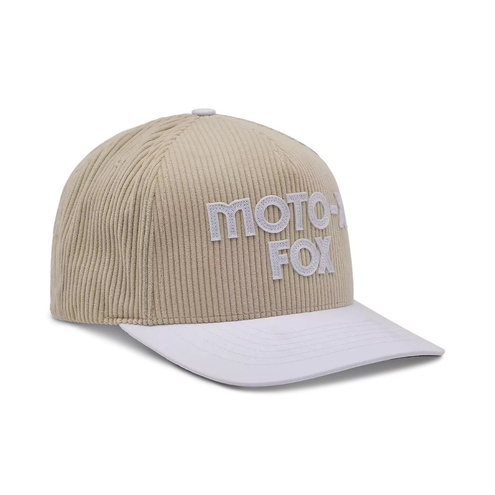 FOX Moto-X Corduroy Kappe - Creme