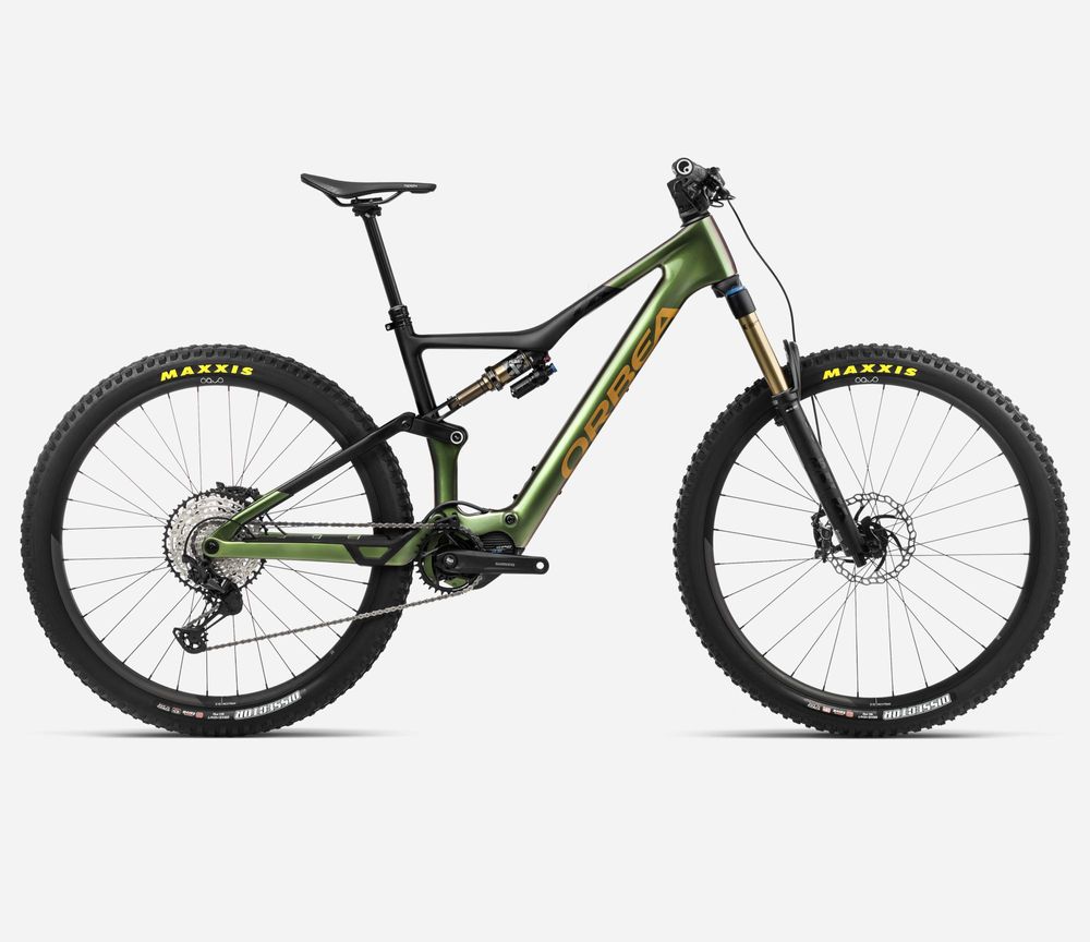 Orbea Rise M10 2024 - Chameleon Goblin Green (Gloss)-Black (Matt)