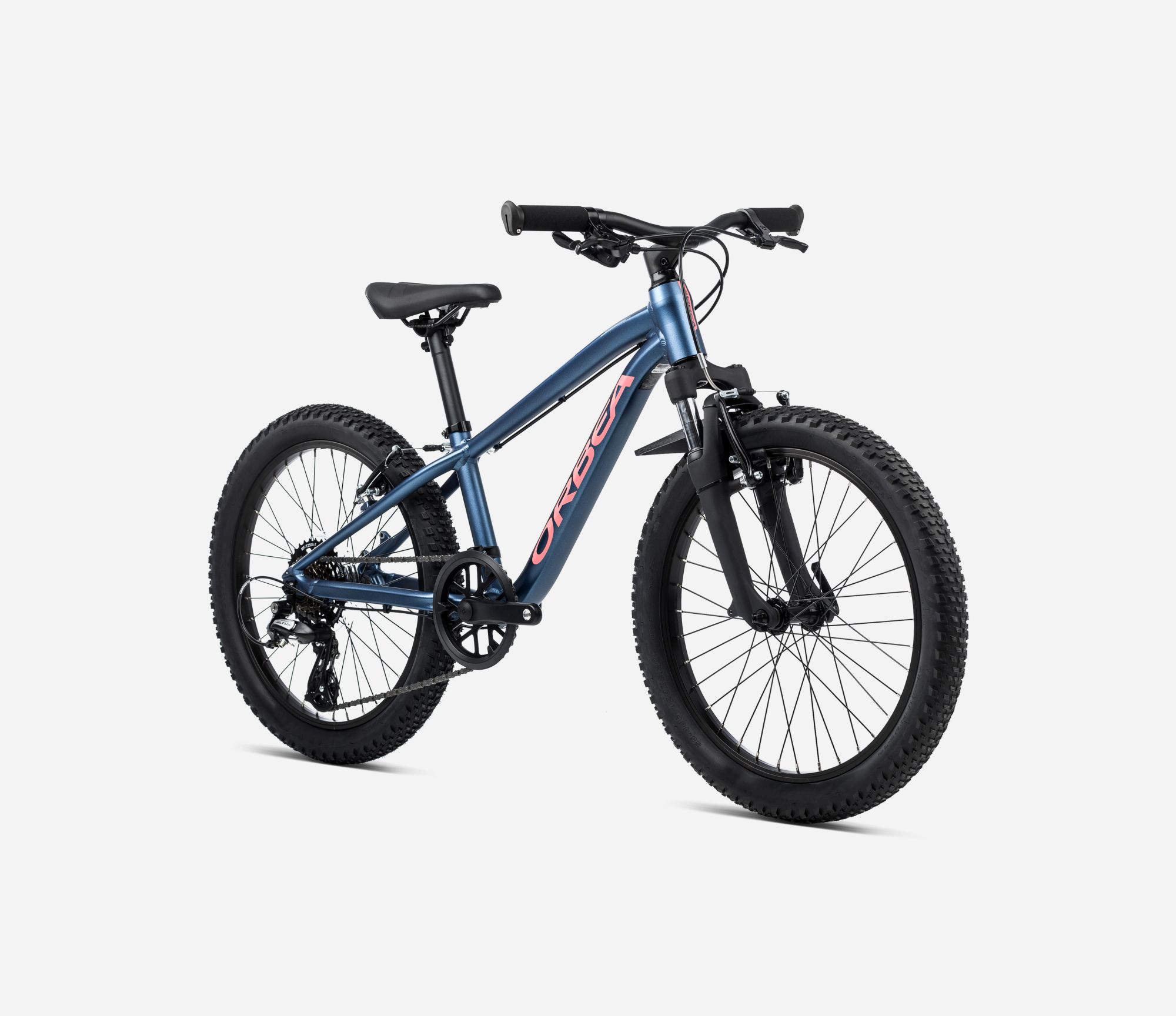 Orbea MX 20 XC 2024, Moondust Blue - Red (Matt), Seitenansicht vorne