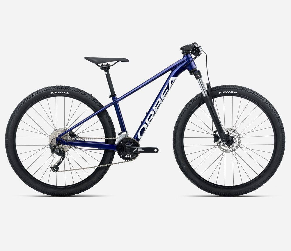 Orbea Onna 27 XS Junior 40 2024, Violet Blue - White (gloss), Seitenansicht