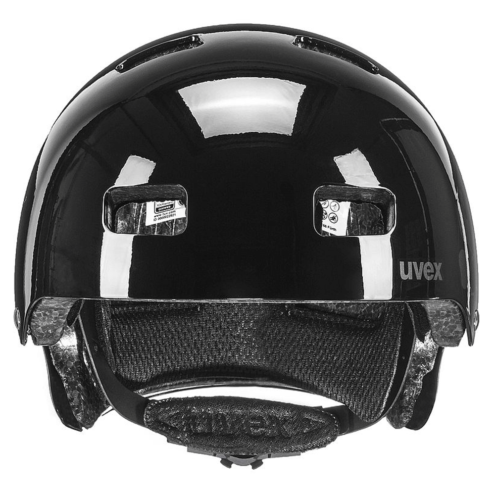 uvex kid 3 Kinderhelm, dirtbike black, Frontansicht